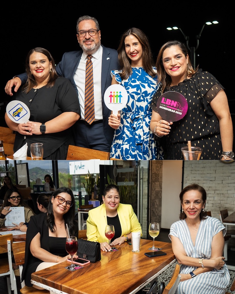 invitados en Ladies Business Night Honduras 2025, conferencia de liderazgo femenino