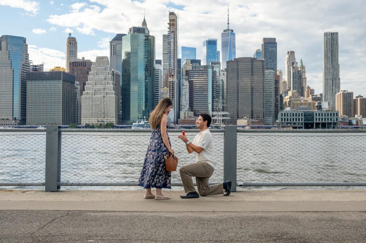 Diego Pineda y Lidia Callejas celebran su compromiso en Nueva York